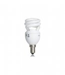 GE 8w 240v SES E14 2700K CFL Low Energy Spiral Helix Bulb