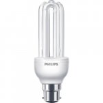 Philips Economy 18w BC B22 CFL Compact Fluorescent Stick Light Bulb 827