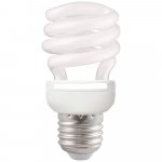 GE 12w 240v ES E27 2700K CFL Low Energy Spiral Helix Bulb