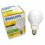 Philips Softone 12w 240v E27 ES G93 Low Energy Globe Bulb Compact Florescent