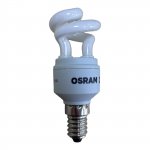 Osram Duluxstar 5w 240v SES E14 4000K CFL Low Energy Spiral Helix Bulb Mini Twist