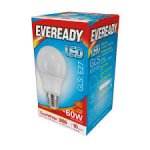 Eveready 8.8W E27 LED GLS 806lm 4000K Cool White S14315
