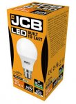 JCB LED GLS B22 8.5W 806LM 4000K Cool White S12505