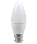Crompton 5.5W (40w) 240v BC B22 6500k LED Thermal Plastic Candle Light Bulb