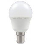 Crompton 5.5W (40w) 240v SBC B15 2700k LED Golfball Thermal Plastic Light Bulb