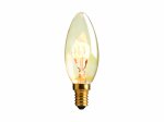 Sylvania 2.3w 240v SES E14 2000K Retro Vintage Filament Candle Gold Tint 0028010