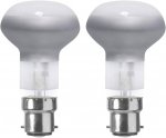 Sylvania 42w R63 BC B22 Halogen Spotlight Reflector Light Bulb - Pack of 2