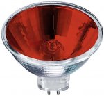 BLV Popstar 50w GU5.3 12v 12Deg Spot Halogen Red MR16 Bulb 186253