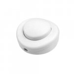 Jeani 706W White 2A Round Floor Lamp Switch 2-3 Core Foot Switch