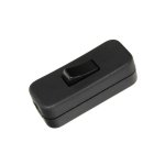Jeani 701B Black In-Line 2A Single Pole Switch  For Table or Standard Lamps