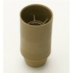 Jeani Small Edison Screw 105G 10mm Entry Lamp Holder Table Lamp E14 SES Bulb Gold Plastic