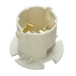 Jeani A54 BC Plastic Moulded Lampholder Screw Fix/Snap Fix