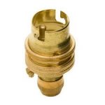 Jeani A80/SP Lamp Holder Cord Grip Shade Ring Brass