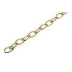 Jeani 398PB 3/4" Oval Link Brass Chain  10 Metre Box | Heavy-Duty Polished Finish
