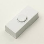 Jeani PB04 12V Bell Push White Plastic White Push