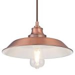Iron Hill Pendant Fitting Washed Copper Finish 63705