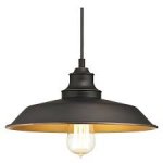 Iron Hill Pendant Fitting Oil Rubbed Bronze Finish with Highlights 63447
