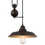 Iron Hill Pulley Pendant Fitting Oil Rubbed Bronze Finish with Highlights 63632
