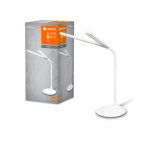 LEDVANCE Panan White LED Table Desk Lamp 5w 3000K Double Disc Dimmable