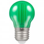 Crompton 4.5w 240v ES E27 LED Filament Harlequin Round Ball Green Bulb 13841