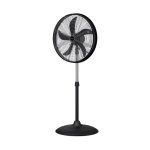 Westinghouse Yucon I 72715 Black & Silver Pedestal Floor Fan  50cm Standing Cooling Fan