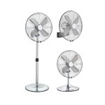 Westinghouse Silver Stream 16" 3-in-1 Portable Floor Fan Chrome Finish 72421