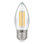 Crompton 6.5W (60w) 240v ES E27 2700k Filament LED Candle Light Bulb