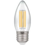 Crompton 6.5W (60w) 240v ES E27 2700k Filament LED Candle Light Bulb
