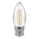 Crompton 5W (40w) 240v BC B22 2700k Filament LED Candle Light Bulb