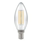 Crompton 5W (40w) 240v SES E14 2700k Filament LED Candle Light Bulb