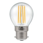 Crompton 6.5W (60w) 240v BC B22 2700k Filament LED Golfball Light Bulb