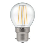Crompton 5W (40w) 240v BC B22 2700k Filament LED Golfball Light Bulb