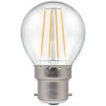 Crompton 5W (40w) 240v BC B22 2700k Filament LED Golfball Light Bulb