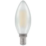 Crompton 5W (40w) 240v SES E14 2700k LED Pearl Candle Light Bulb