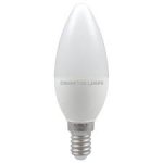 Crompton 5.5W (40w) 240v SES E14 2700k LED Thermal Plastic Candle Light Bulb