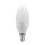 Crompton 5.5W (40w) 240v SES E14 6500k LED Candle Thermal Plastic Light Bulb
