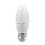 Crompton 5W (40w) 240v ES E27 6500k LED Candle Thermal Plastic Light Bulb