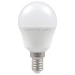 Crompton 5.5W (40w) 240v SES E14 2700k LED Golfball Thermal Plastic Light Bulb