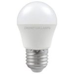 Crompton 5W (40w) 240v ES E27 2700k LED Golfball Thermal Plastic Light Bulb