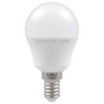 Crompton 5W (40w) 240v SES E14 2700k LED Golfball Thermal Plastic Light Bulb
