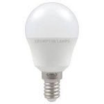 Crompton 5W (40w) 240v SES E14 4000k LED Golfball Thermal Plastic Light Bulb