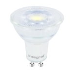 Integral 3.6w 220-240v 400lm Glass LED GU10 6500k Daylight Dimmable 36 Degree Beam ILGU10DG088