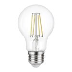 Integral 4.2w 220-240v 470lm LED GLS E27 4000k Cool White Dimmable 320 Degree Beam Clear ILGLSE27DE134