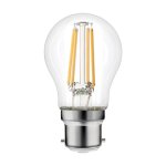 Integral 3.4w 220-240v 470lm LED Golfball B22 2700k Warm White Non-Dimmable 330 Degree Beam Clear ILGOLFB22NC030
