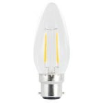 Integral 2w 240v LED Candle B22 4000k Cool White Bulb
