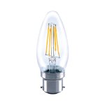 Integral 4.2w 220-240v 470lm LED Candle B22 2700k Warm White Non-Dimmable 320 Degree Beam Clear ILCANDB22NC035