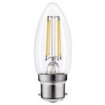 Integral 4w 240v LED Candle B22 4000k Cool White Bulb