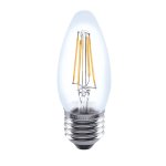 Integral 4.2w 220-240v 470lm LED Candle E27 2700k Warm White Non-Dimmable 320 Degree Beam Clear ILCANDE27NC040