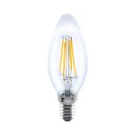 Integral 3.4w 220-240v LED Candle E14 2700k Warm White Non-Dimmable 330 Degree Beam Clear ILCANDE14NC034