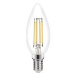 Integral 4.2w 220-240v 470lm LED Candle E14 4000k Cool White Dimmable 320 Degree Beam Clear ILCANDE14DE077